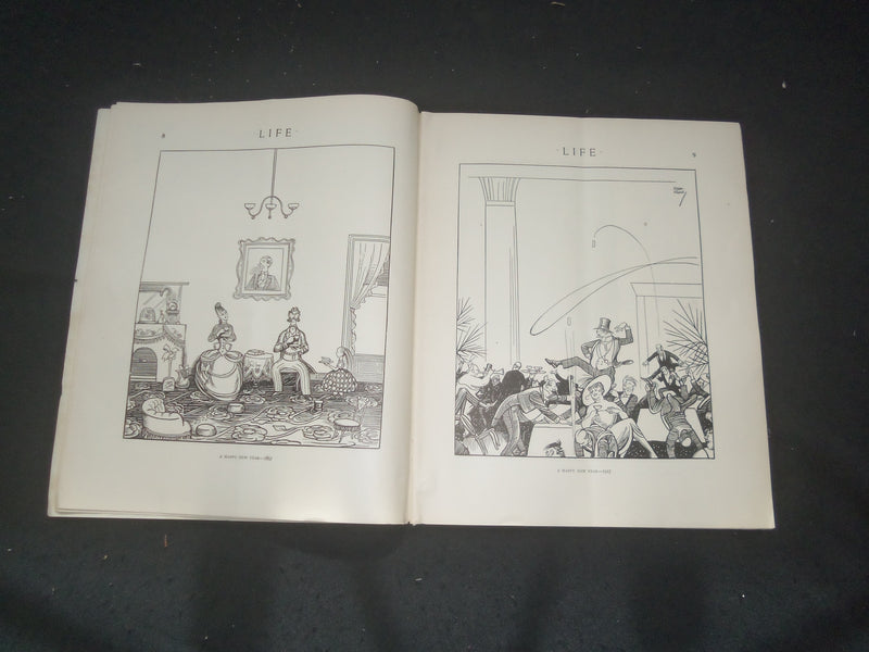 1917 JANUARY 4 LIFE MAGAZINE - WARNING TO EVIL DOERS - L 764M