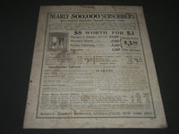 1901 APRIL 6 THE SATURDAY EVENING POST MAGAZINE - ILLUSTRATED COVER - SP 528