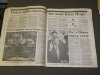 1993 JANUARY 21 (DELAWARE) DAILY TIMES NEWSPAPER- CLINTON INAUGURATION - NP 3323