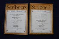 1930-1934 SCRIBNER'S MAGAZINE - LOT OF 9 - O 3489
