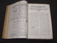 1920 JANUARY-DECEMBER JOURNAL OF EDUCATION BOUND VOLUME - COMPLETE YEAR - R 930