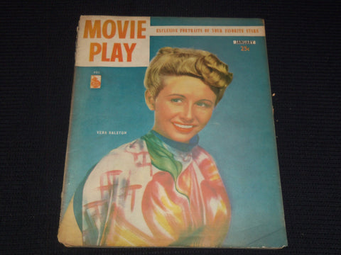 1948 JANUARY MOVIE PLAY MAGAZINE - VERA RALSTON COVER - E 15517