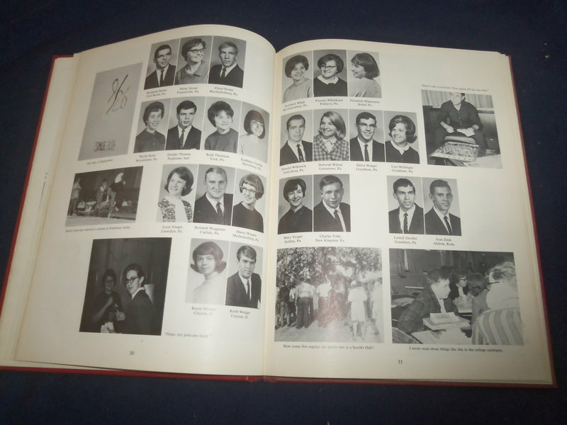 1967 CLARION MESSIAH COLLEGE YEARBOOK - GRANTHAM, PENNSYLVANIA - YB 2363