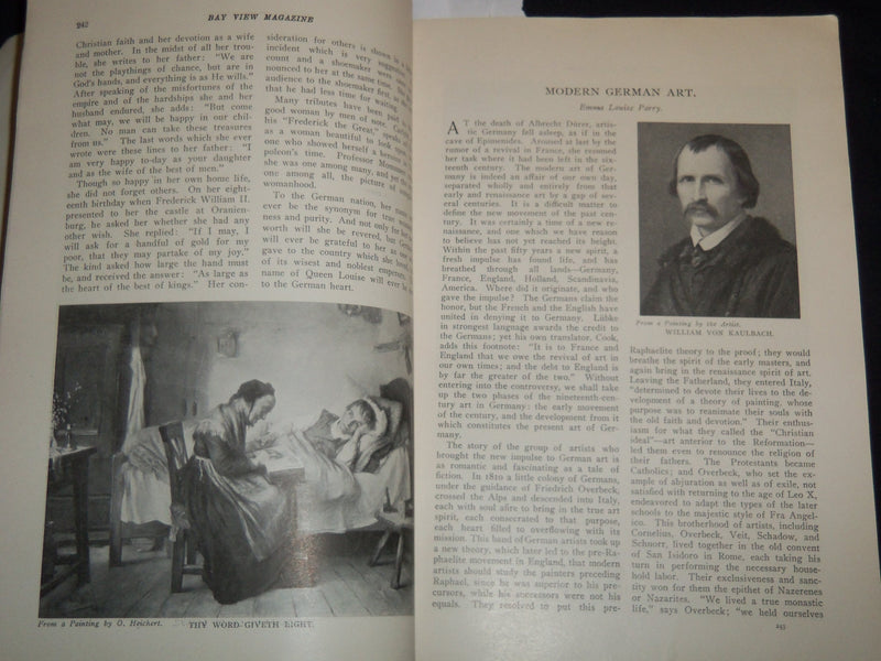 1904 MARCH THE BAY VIEW MAGAZINE VOLUME 11 NO. 5 - GERMANIA - J 9046