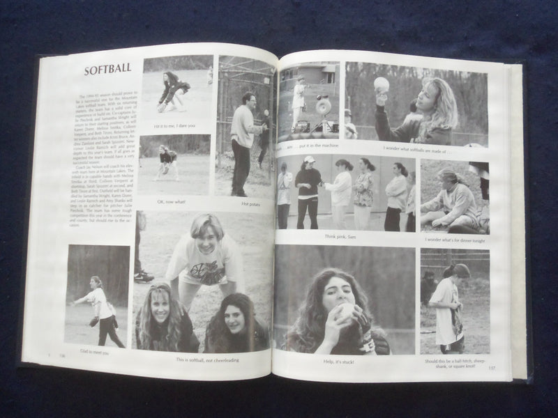 1995 LAKES MOUNTAIN LAKES HIGH SCHOOL YEARBOOK - MOUNTAIN LAKES, NJ - YB 1927H