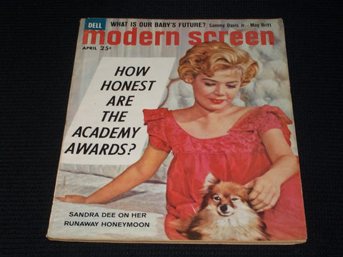 1961 APRIL MODERN SCREEN MAGAZINE - JOE D. MARILYN MONROE INSIDE - E 6370