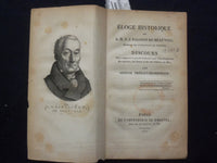 1821 ELOGE HISTORIQUE DE A.M.F.J. PALISOT DE BEAUVOIS SOFTCOVER BOOKLET - K 239