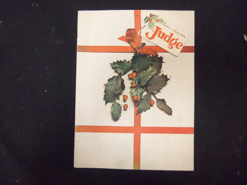 1926 DECEMBER 4 JUDGE MAGAZINE - NICE ILLUSTRATIONS, STORIES AND ADS - ST 3851
