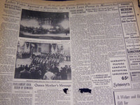 1936 DEC 12 NEW YORK TIMES - EDWARD ON YACHT AFTER FAREWELL TO EMPIRE - NT 2136