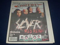 2001 NOVEMBER 14-21 AQUARIAN WEEKLY NEWSPAPER - SLAYER - RED REIGN - J 1181