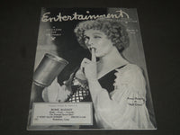 1934 OCTOBER 8 ENTERTAINMENT MAGAZINE - ANNA NEAGLE COVER - ST 5001