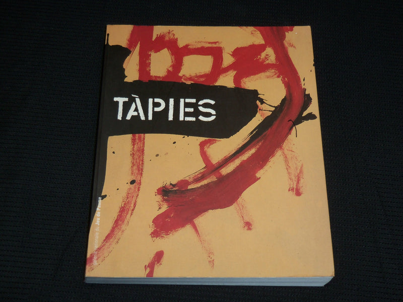 1994 TAPIES - GALERIE NATIONALE DU JEU DE PAUME SOFTCOVER BOOK - R 708Q
