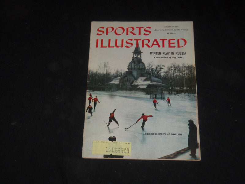 1960 JAN 25 SPORTS ILLUSTRATED MAGAZINE - SCHOOLBOY HOCKEY AT SOKOLNIKI- SP 8956