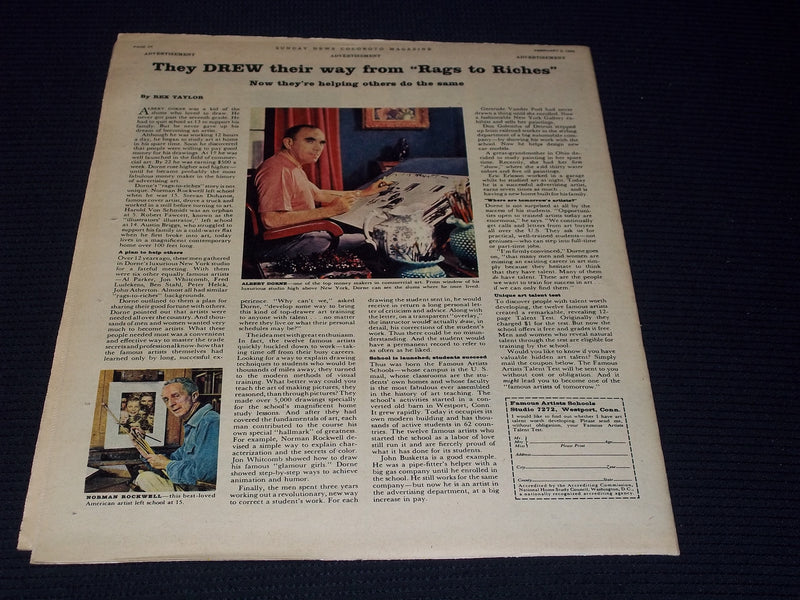 1964 FEBRUARY 2 SUNDAY NEW YORK NEWS COLOROTO MAGAZINE - MRS. LBJ - E 13017