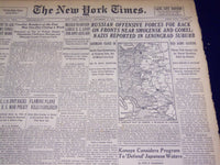 1941 SEPT 3 NEW YORK TIMES - NAZIS REPORTED IN LENINGRAD SUBURB - NT 1368