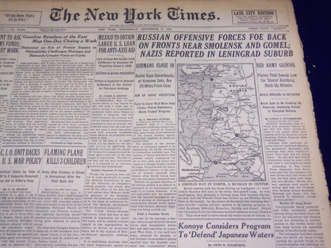 1941 SEPT 3 NEW YORK TIMES - NAZIS REPORTED IN LENINGRAD SUBURB - NT 1368