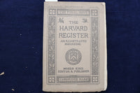 1881 APRIL-JULY THE HARVARD REGISTER ILLUSTRATED MAGAZINE - FINAL ISSUE - K 616