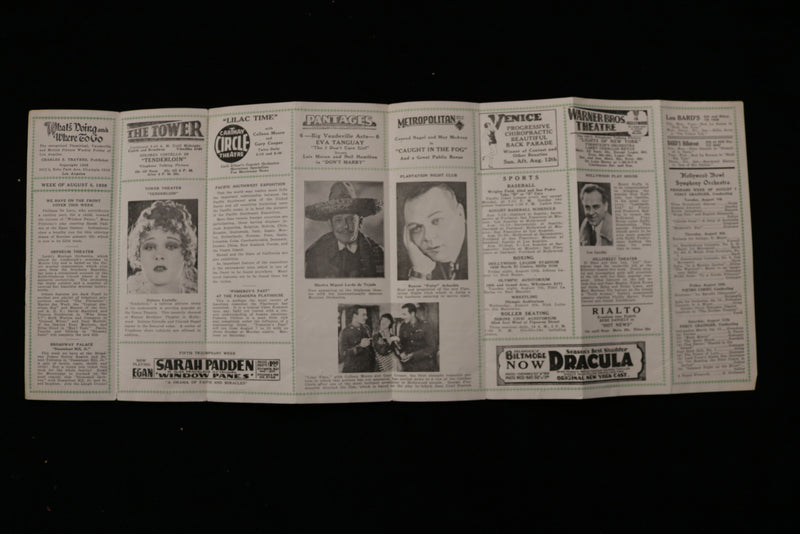 1928 HELP YOURSELF - WHAT'S DOING AND WHERE TO GO LISTINGS - K 1929