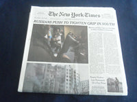2022 MARCH 4 NEW YORK TIMES - RUSSIANS PUSH TO TIGHTEN GRIP IN SOUTH