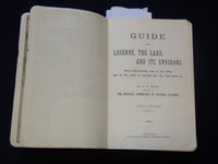 1894 LUCERNE - LAKE AND ENVIRONS GUIDE BOOK - J 7288