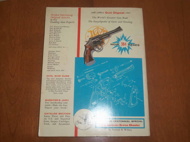 1962 GUN DIGEST 16TH ANNUAL EDITION - KD 6691