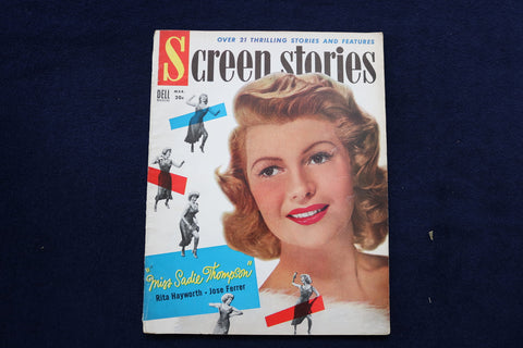1954 MARCH SCREEN STORIES MAGAZINE - RITA HAYWORTH COVER - E 12817