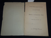 1880 LETTER FO MEMBERS OF AN ECCLESIASTICAL COUNCIL - WINDSOR LOCKS - J 8881