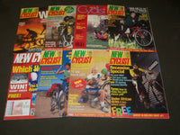 1990-1993 NEW CYCLIST BICYCLE MAGAZINE LOT OF 8 - PUBLISHED IN U. K. - O 3251