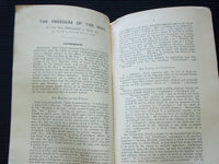 1915 THE FREEDOM OF THE SEAS SOFTCOVER BOOK BY HON. BERNHARD - J 7150