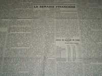 1929 JANUARY-MARCH LE TEMPS FRENCH NEWSPAPER BOUND VOLUME - VB 18