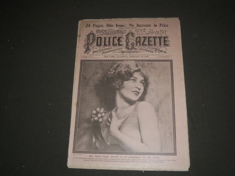 1925 FEBRUARY 28 NATIONAL POLICE GAZETTE - KATHLEEN KARR - SP 3077