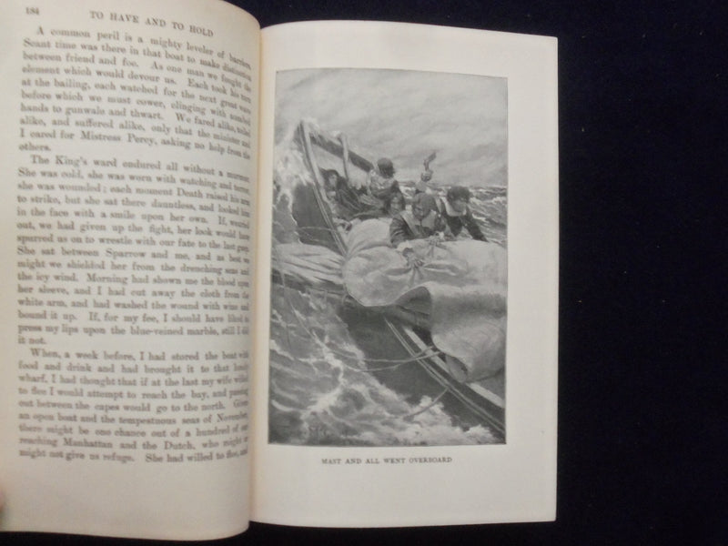 1900 TO HAVE & TO HOLD HARDCOVER BOOK BY MARY JOHNSTON - KD 8445