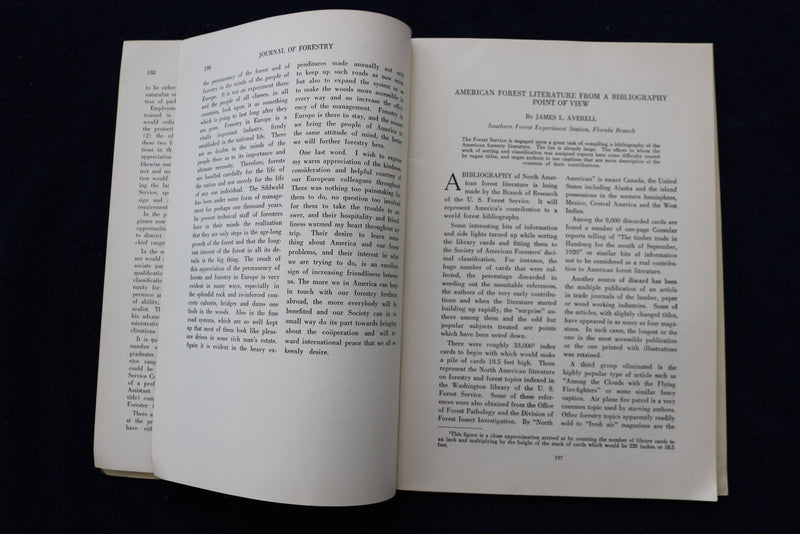 1932-1933 JOURNAL OF FORESTRY MAGAZINE - LOT OF 4 + 1931 SUPP/INDEX - O 3428