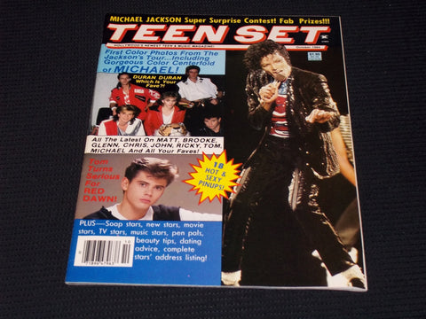 1984 OCTOBER TEEN SET MAGAZINE - MICHAEL JACKSON FRONT COVER - E 14417