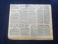 1984 FEB 25 THE DAILY JOURNAL NEWSPAPER -IRAN: NO OIL IF U.S. INTERVENES-NP 6141