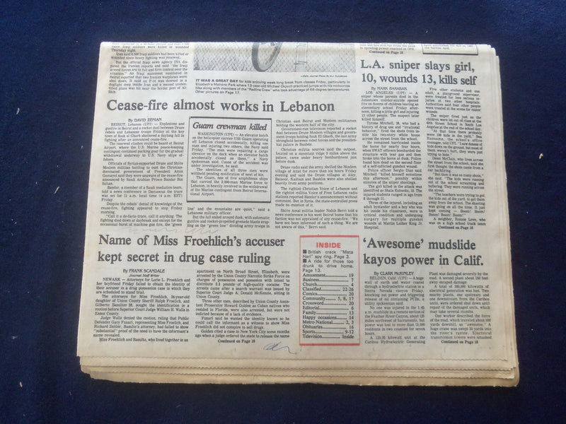 1984 FEB 25 THE DAILY JOURNAL NEWSPAPER -IRAN: NO OIL IF U.S. INTERVENES-NP 6141