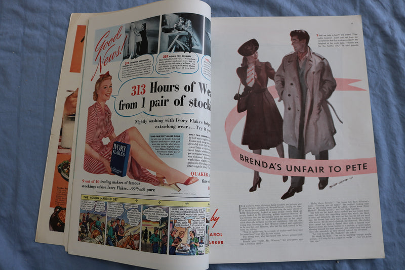 1940 AUGUST MCCALL'S MAGAZINE - PENNY SERENADE BY MARTHA CHEAVENS - SP 4786A