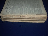 1877 THE ACADEMY WEEKLY REVIEW OF LITERATURE LOT OF 25 ISSUES - LONDON - O 2225