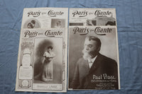 1906 PARIS QUI CHANTE REVUE ILLUSTRATEE MAGAZINE - FRENCH - LOT OF 32 - O 3847
