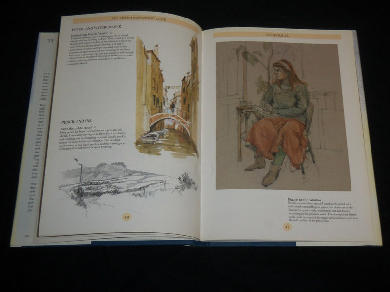1994 THE ARTISTS DRAWING BOOK BY MOIRA HUNTLY - HARDCOVER- GREAT PHOTOS - I 2002