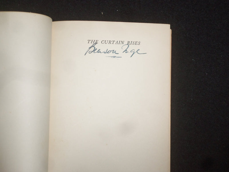 1926 THE CURTAIN RISES ON FOUR ONE-ACT PLAYS HARDCOVER BOOK BY B. INGE - KD 9260