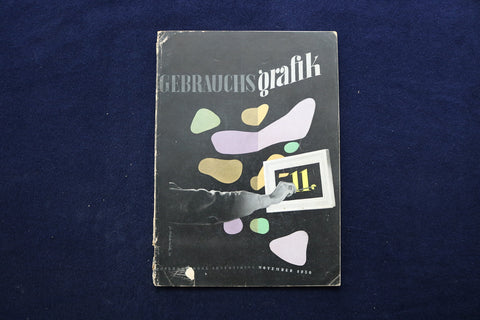 1950 NOVEMBER GEBRAUCHS GRAPHIK MAGAZINE - GERMAN/ENGLISH TEXT - E 11230