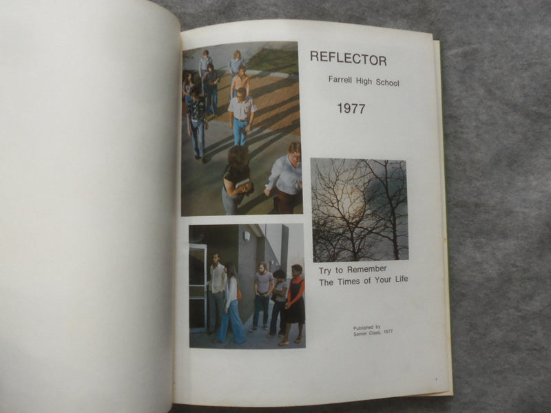 1977 THE REFLECTOR FARRELL HIGH SCHOOL YEARBOOK - FARRELL, PENNSYLVANIA- YB 3173