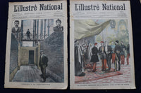 1898-1906 L'ILLUSTRE NATIONAL MAGAZINE - FRENCH - LOT OF 15 - O 3657