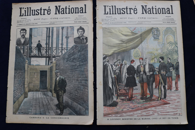 1898-1906 L'ILLUSTRE NATIONAL MAGAZINE - FRENCH - LOT OF 15 - O 3657
