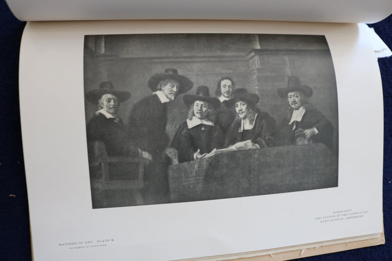 1900 JUNE MASTERS IN ART - SOFTCOVER - REMBRANDT - 10 PLATES - K 1523