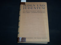 1935 JUDEN UND JUDENTUM HARDCOVER BOOK BY FRANZ KOBLER - KD 5633Q