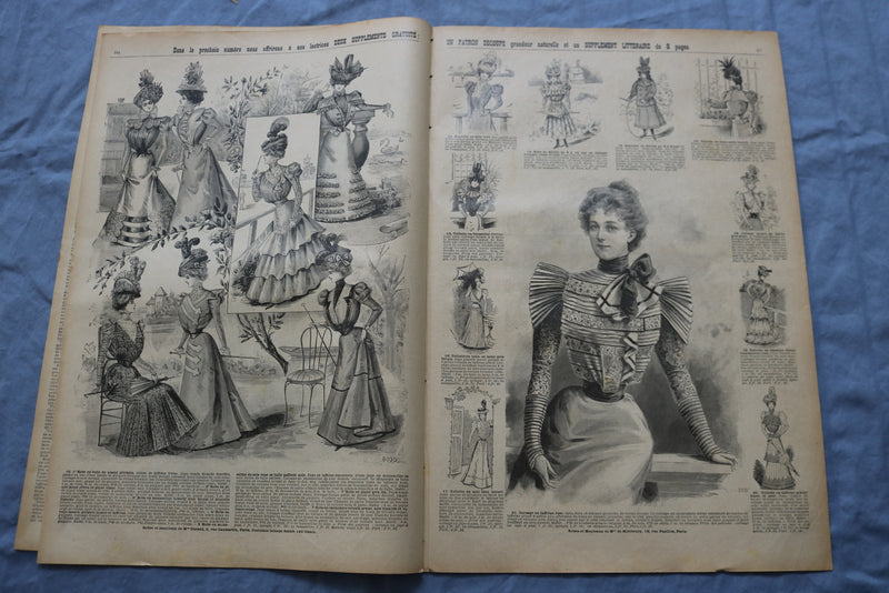 1897 AUGUST 29 LE PETIT ECHO DE LA MODE MAGAZINE - ROBE MALEY - FRENCH - NP 8664