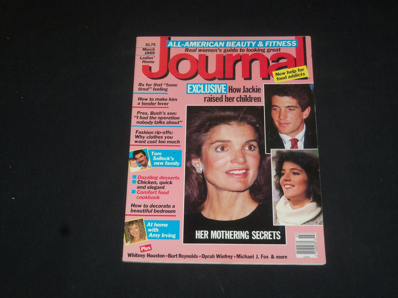 1989 MARCH LADIES' HOME JOURNAL MAGAZINE - JACKIE KENNEDY COVER - SP 5859