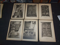 1900S MOBILIER PLATES (BRETON) LOT OF 33 FRENCH CAPTIONS - II 1918